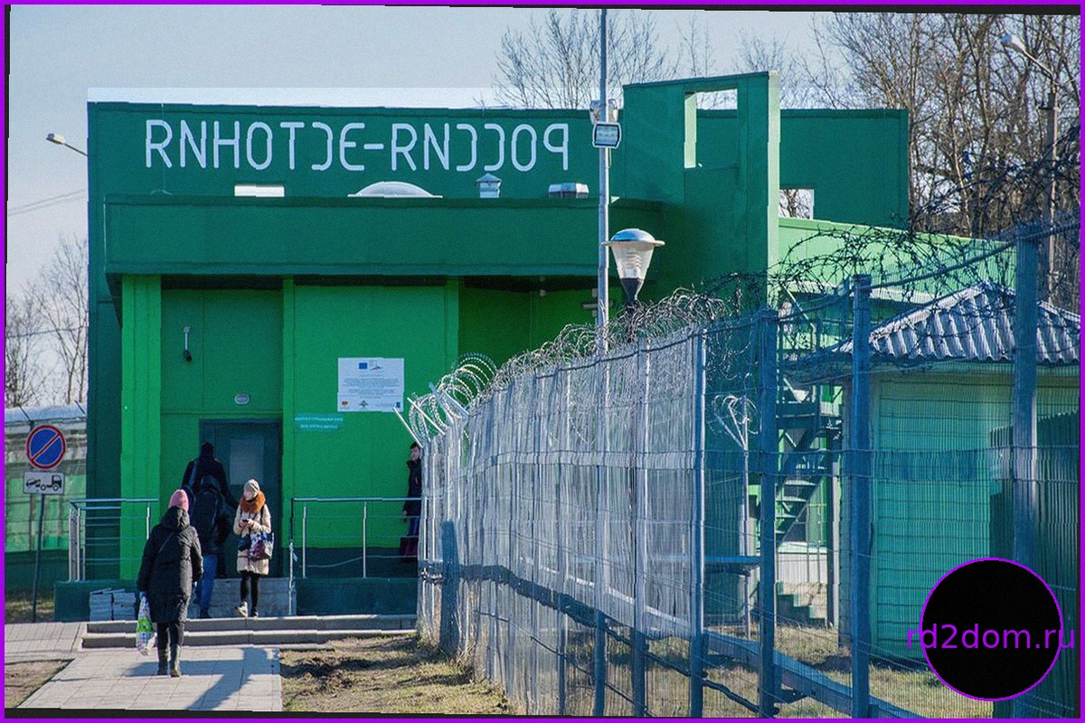 Очереди на КПП со стороны Эстонии на въезд в Россию